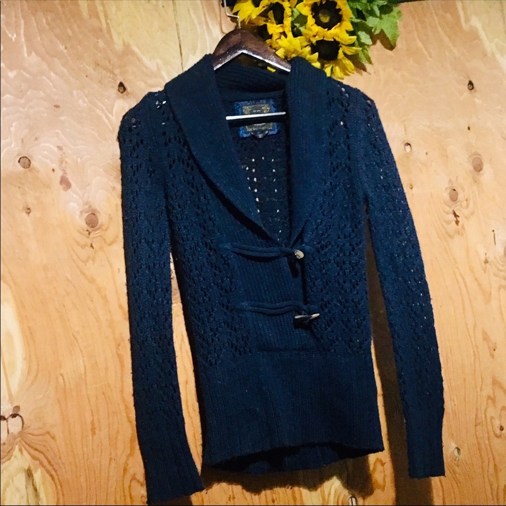 OLD NAVY Cowlneck Knitted Sweater - Navy - XS